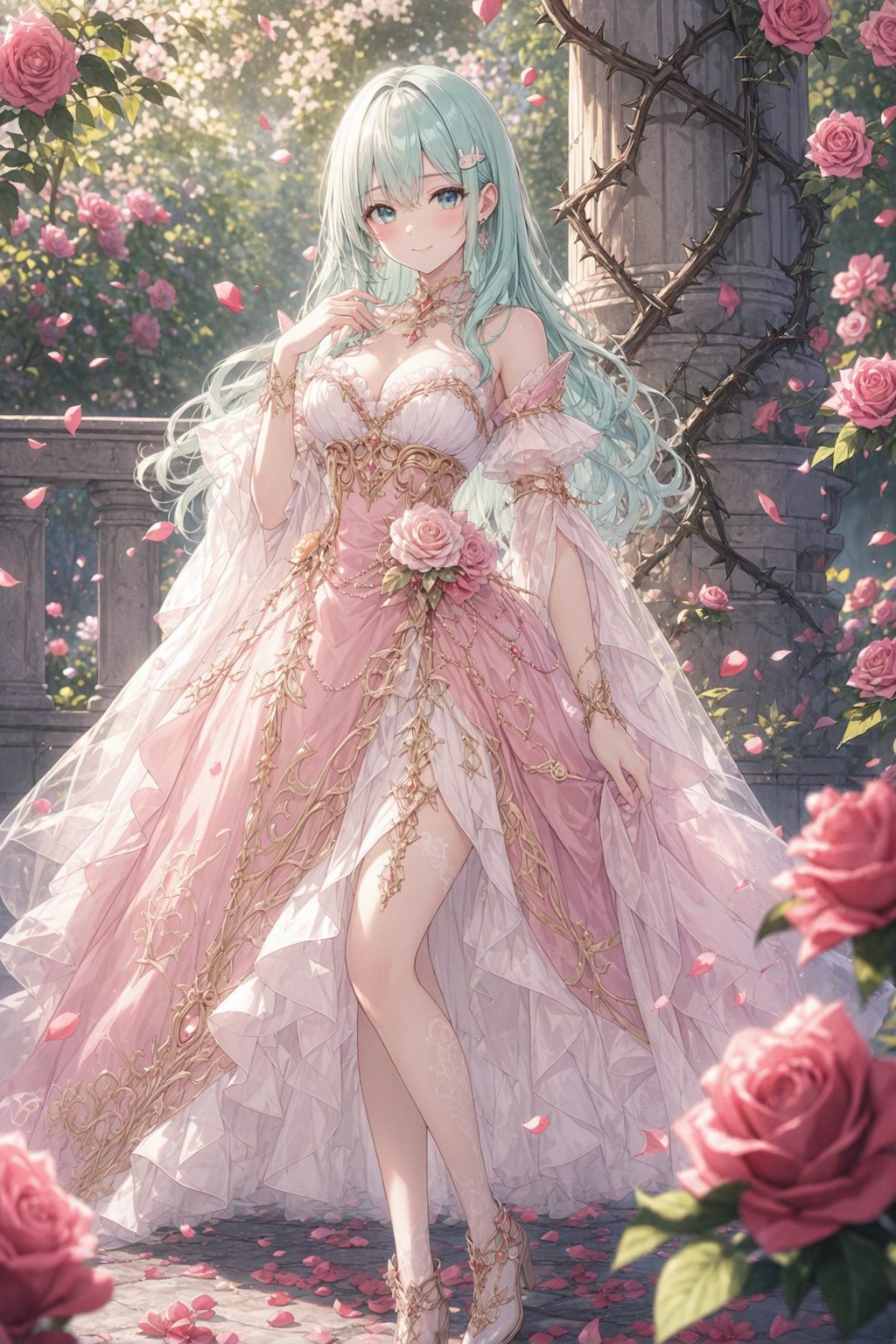 薔薇の園で🌹
