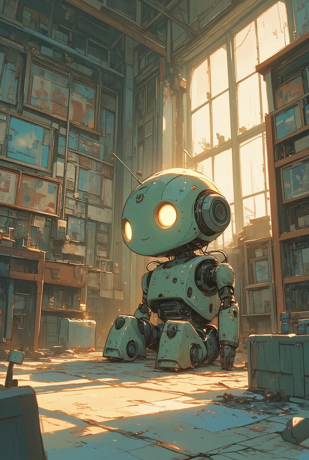引退したロボットちゃん