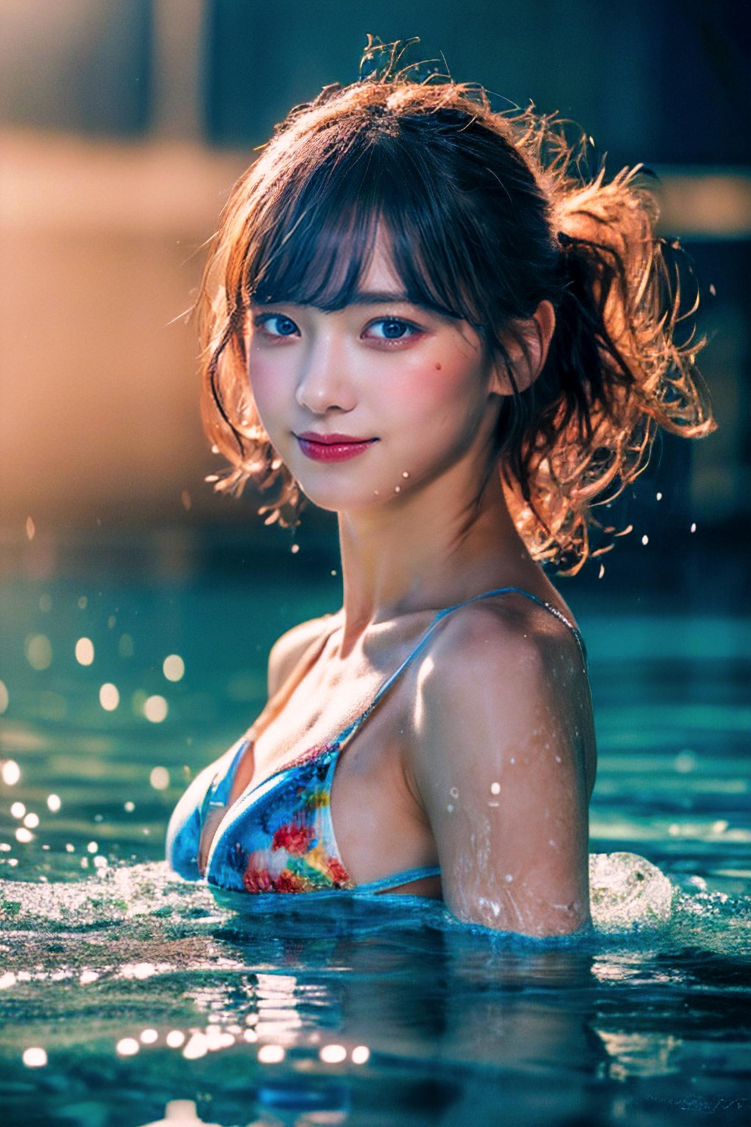 水面のBaby's trick