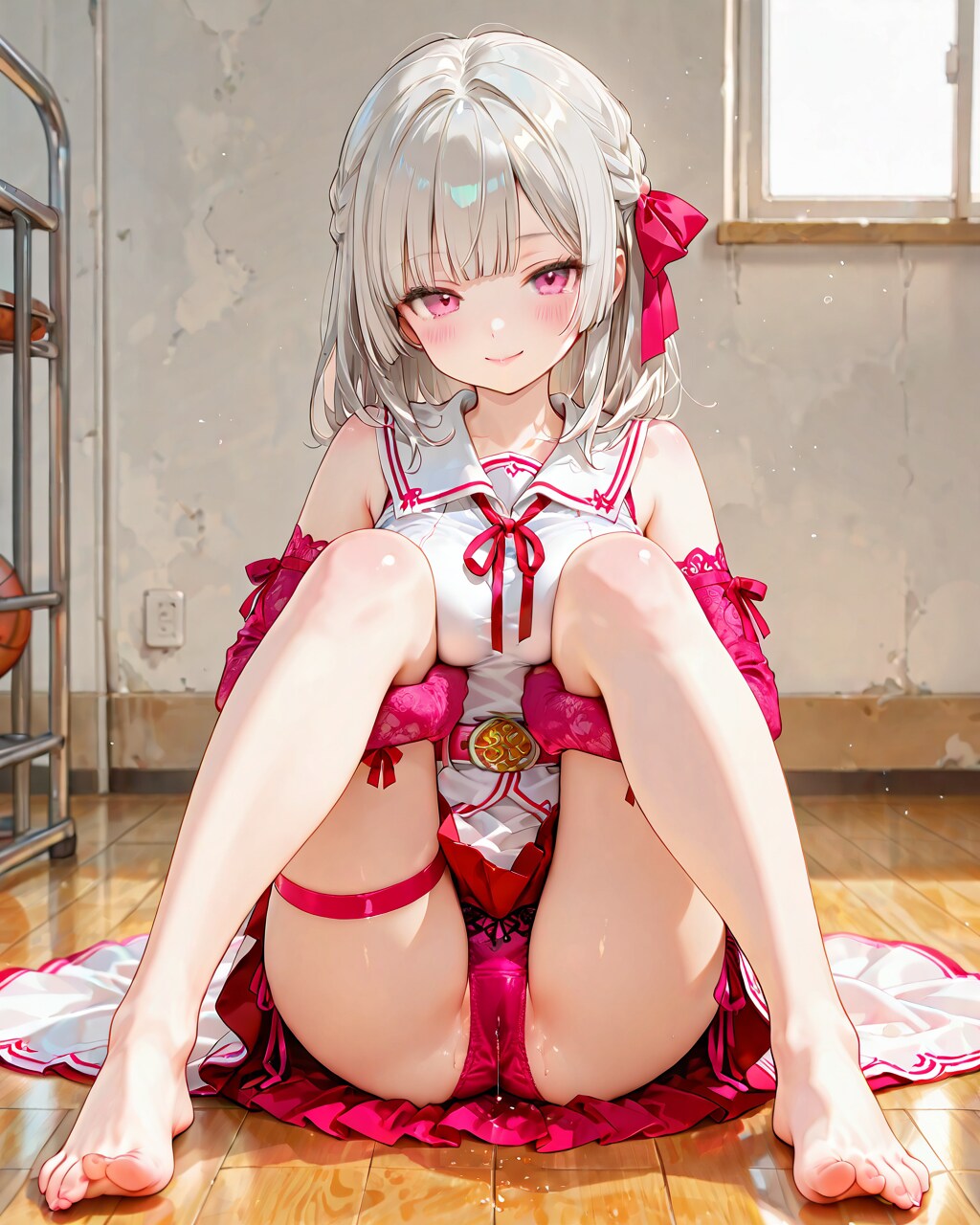 体育見学中