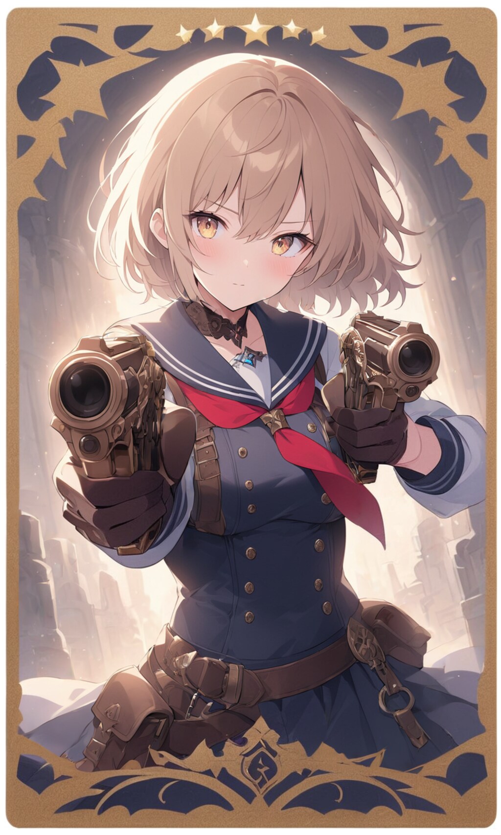 なんかありそうなやつ　額アリ適当　女子高生ショート