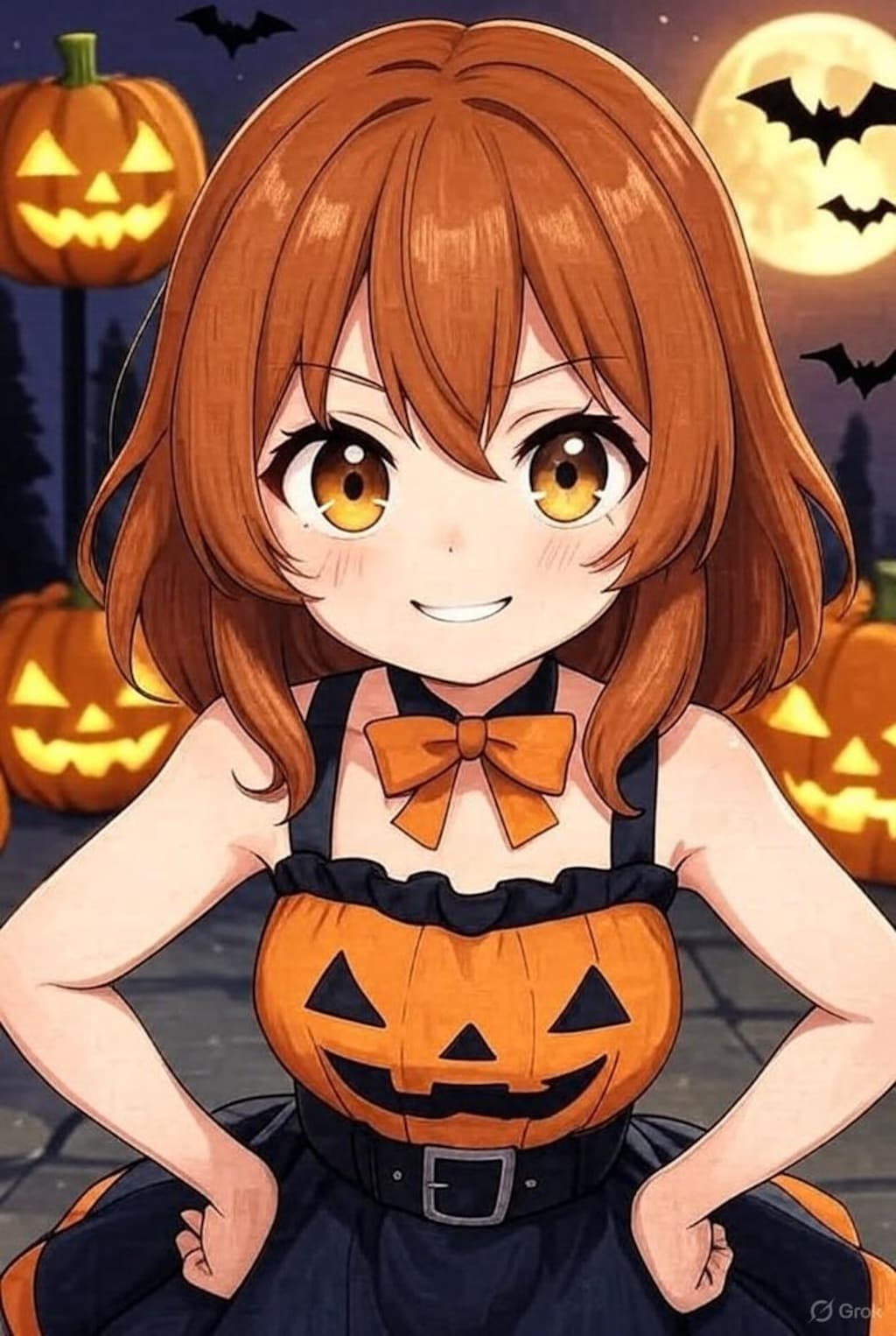 【累計37000いいね記念】うちの子ハロウィンのちびキャラ風