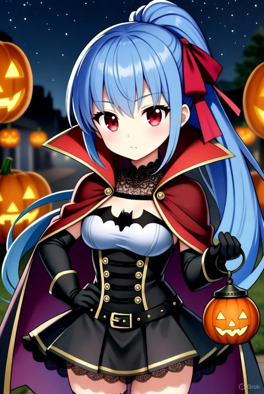 【累計37000いいね記念】うちの子ハロウィンのちびキャラ風