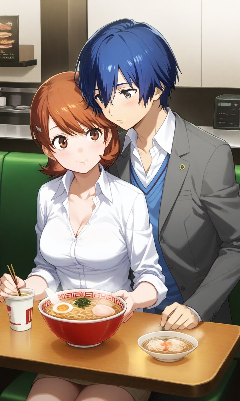 ラーメンで一休み | の人気AIイラスト・グラビア