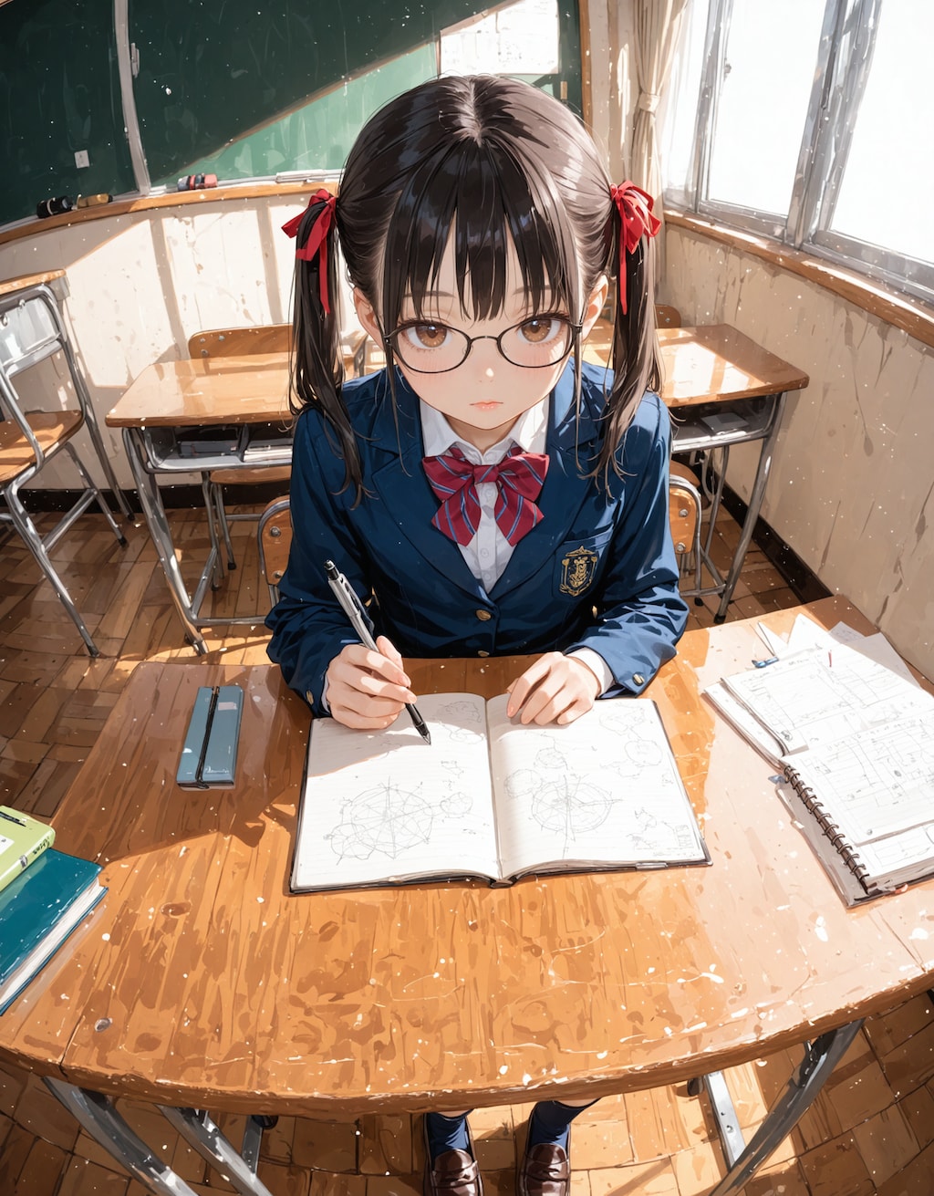 学校での浮稀ちゃん