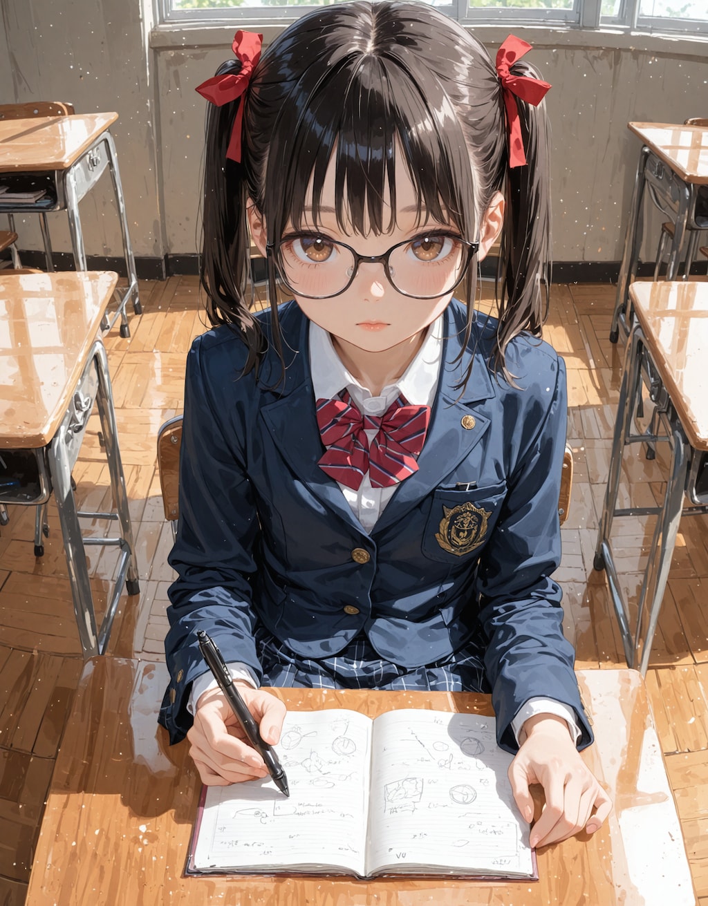 学校での浮稀ちゃん