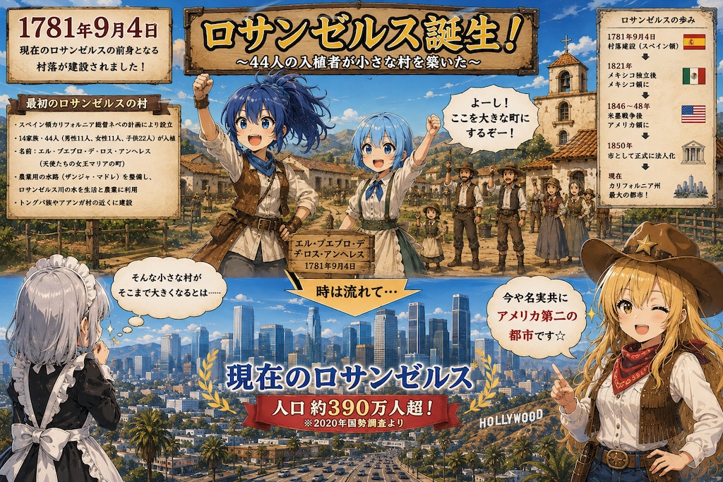 9月4日はロサンゼルスの街開きの日