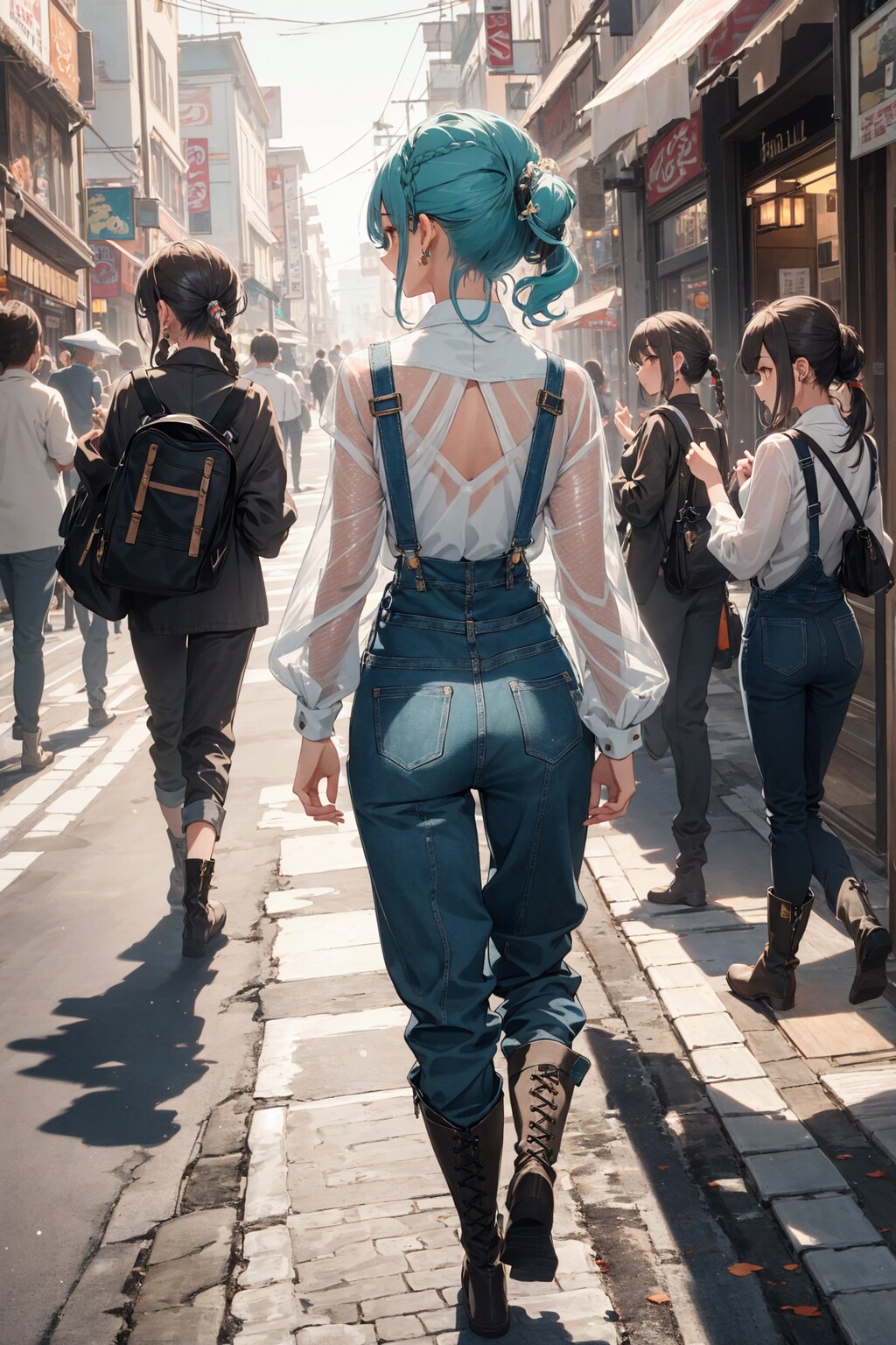 街角の、お洒落なあの女性