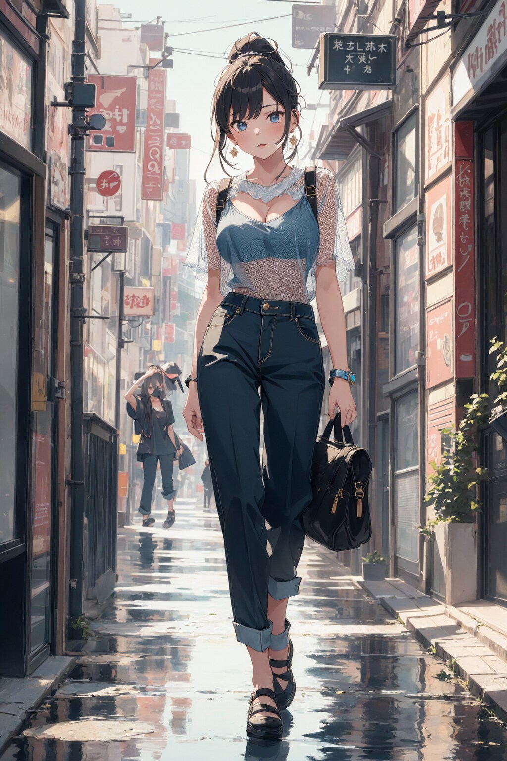 街角の、お洒落なあの女性