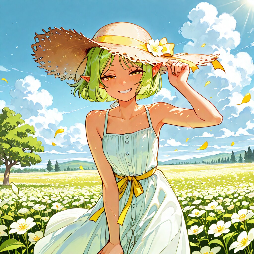 花畑 | の人気AIイラスト・グラビア