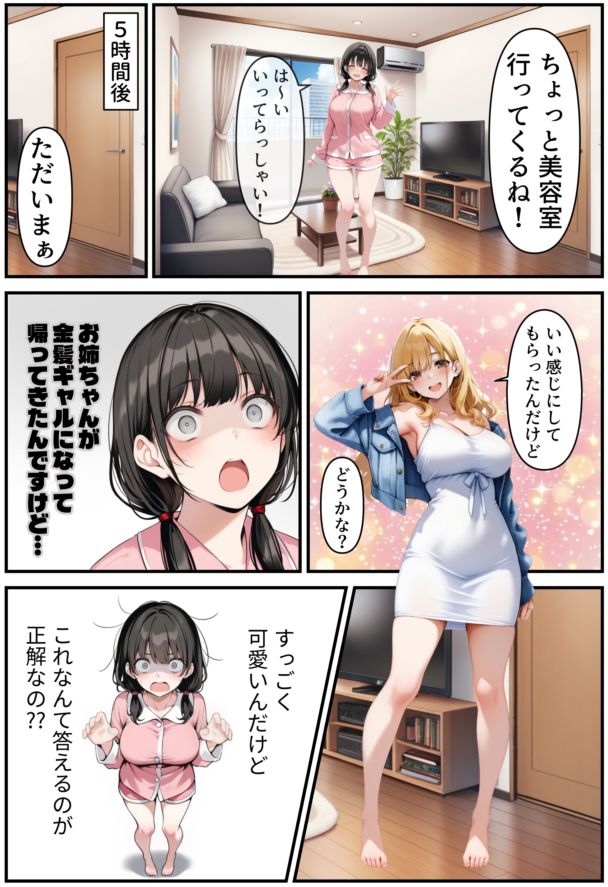 突然お姉ちゃんが… | の人気AIイラスト・グラビア