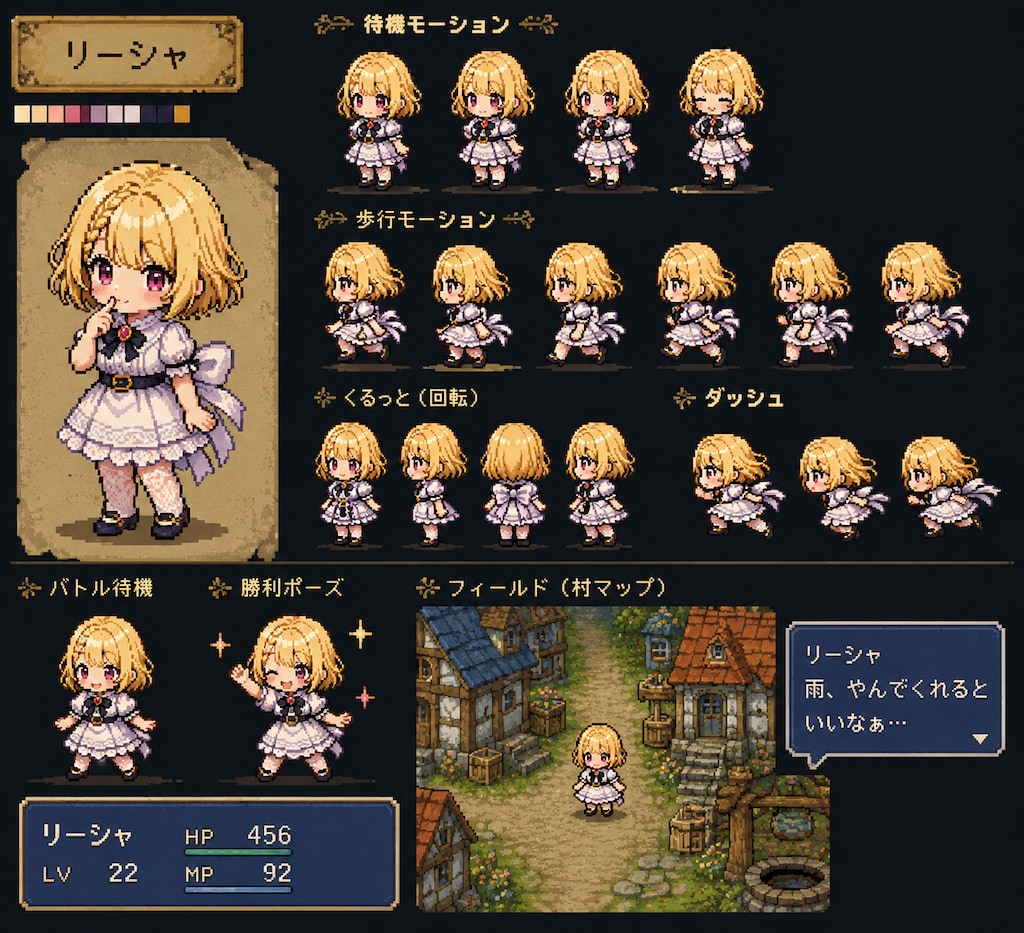 ドットリーシャちゃん