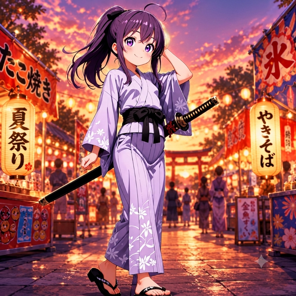 クノイチと夏祭り