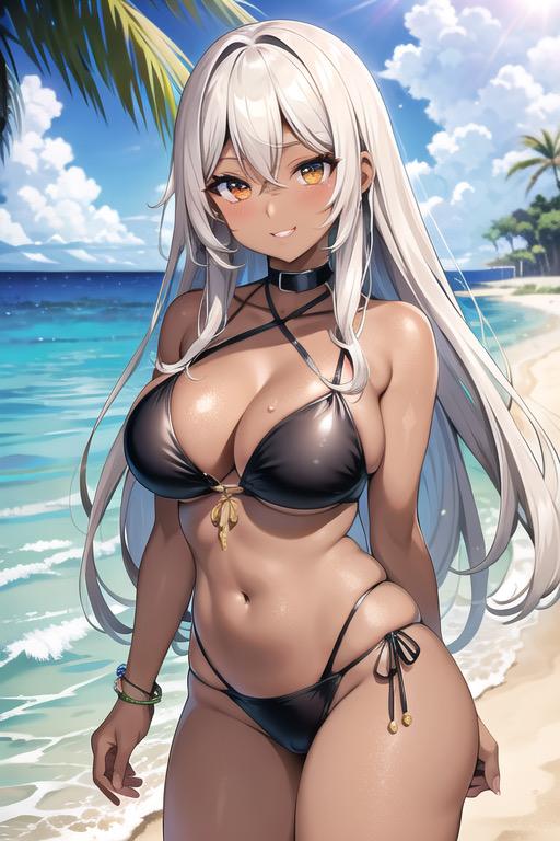 褐色ビキニギャル19