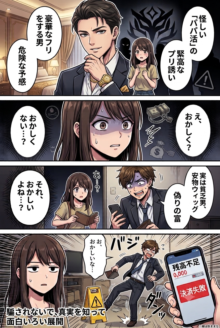 怪しいパパ活！💦