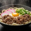 深夜食堂の肉うどん卵入り 2枚目