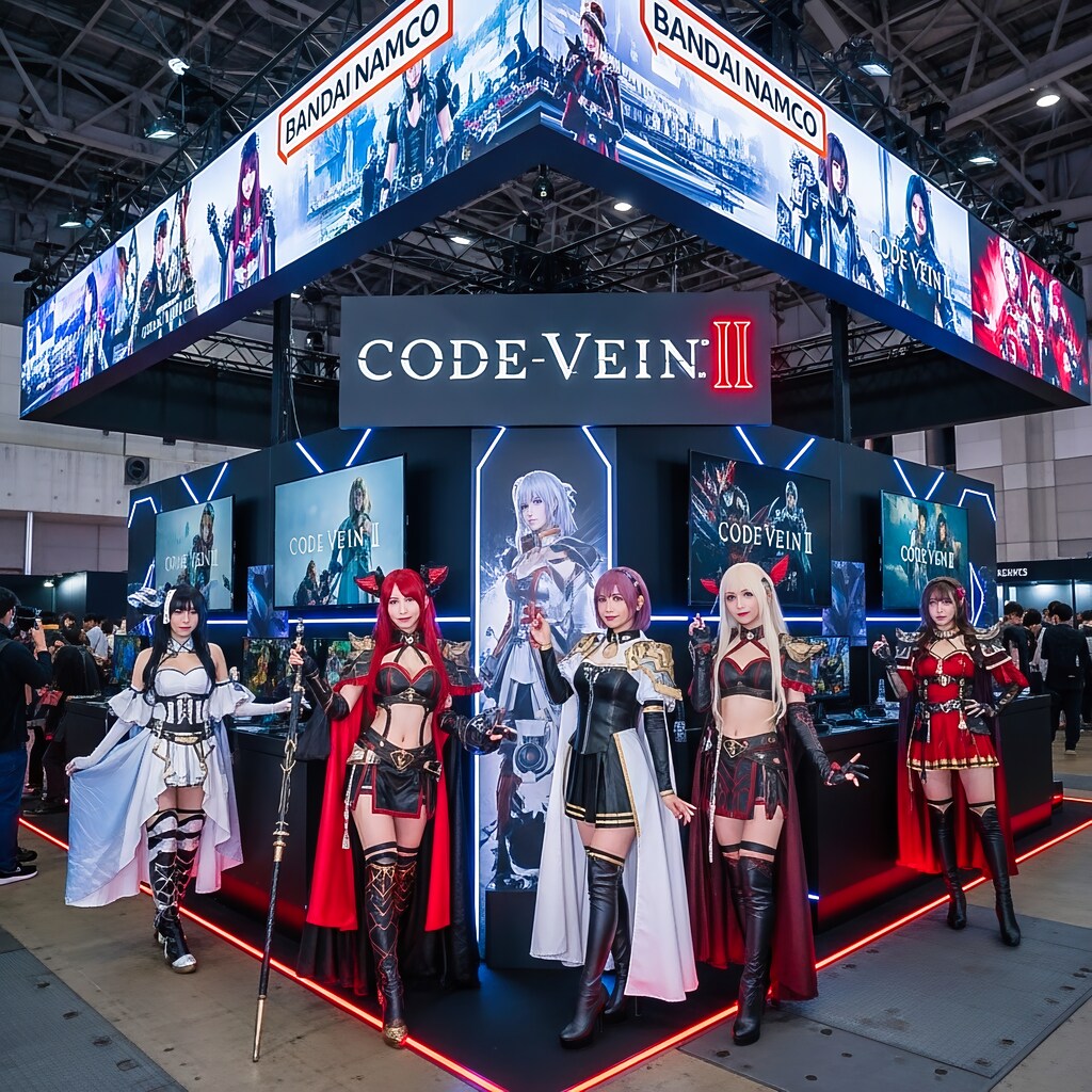 バンダイナムコのCODEVEIN２のブース