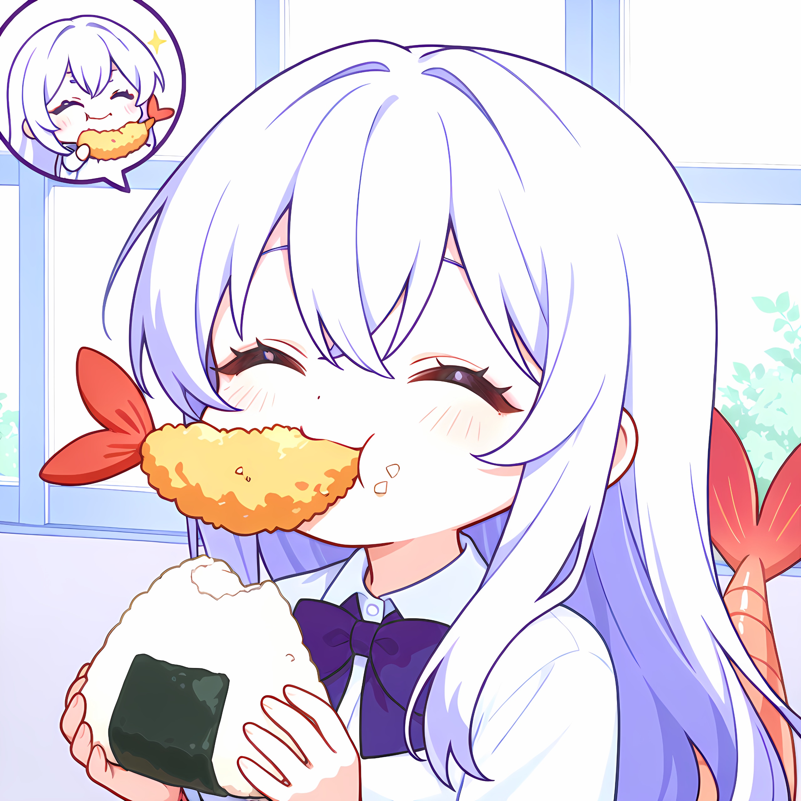 エビ天巨大化と気になる下半身 | の人気AIイラスト・グラビア