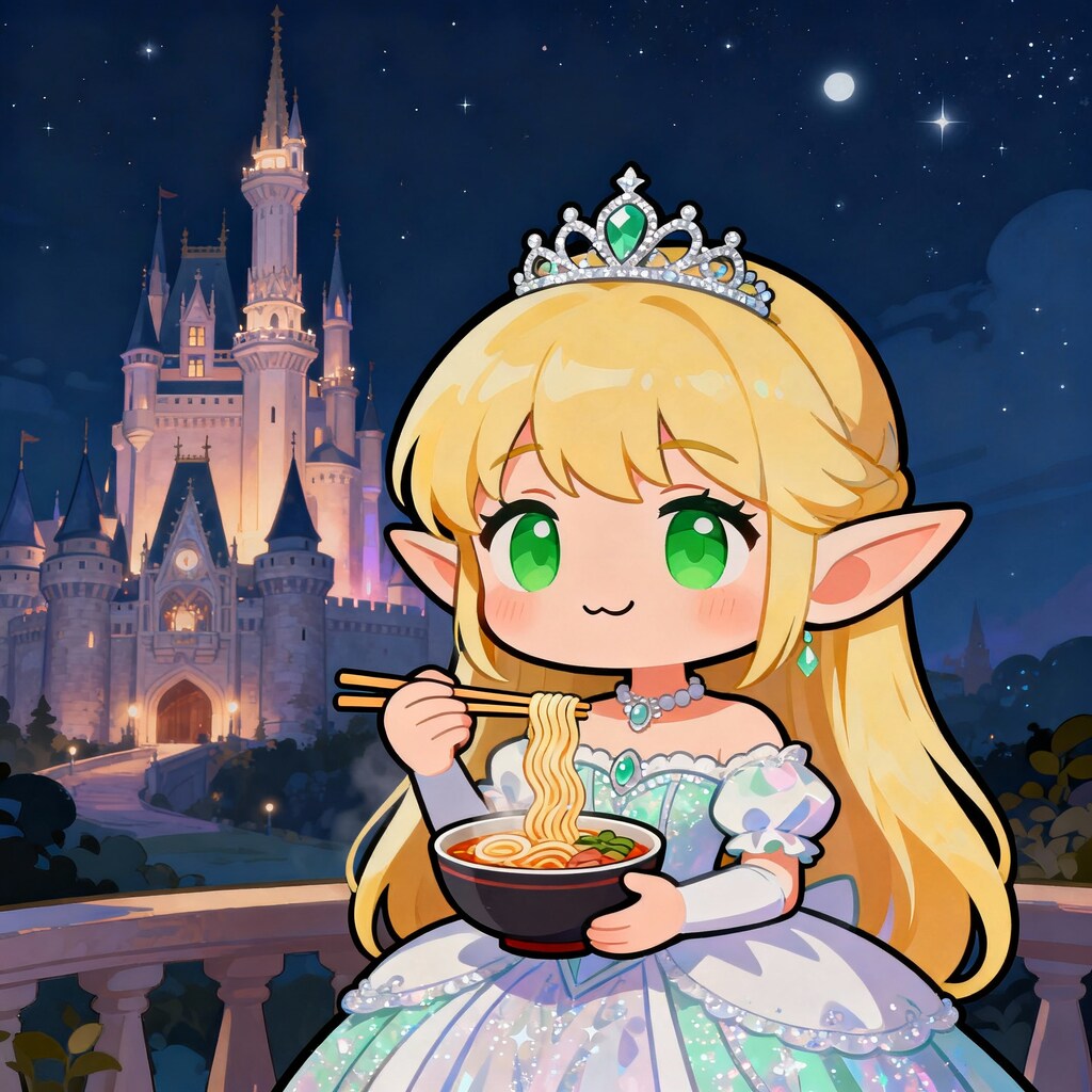 プリンセスの優雅なお夜食