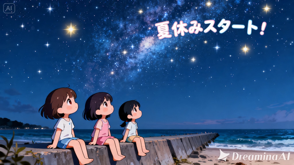 今日の夏休み（海と星空１）