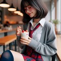 眼鏡女子 楓のフルーツパフェ 5枚目