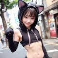 貓耳パーカーむすめ達（勿論ちっぱい） 8枚目