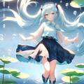 AIの考える初音ミク（みず） 2枚目