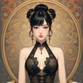 chinese gothic swimsuit girl 8枚目