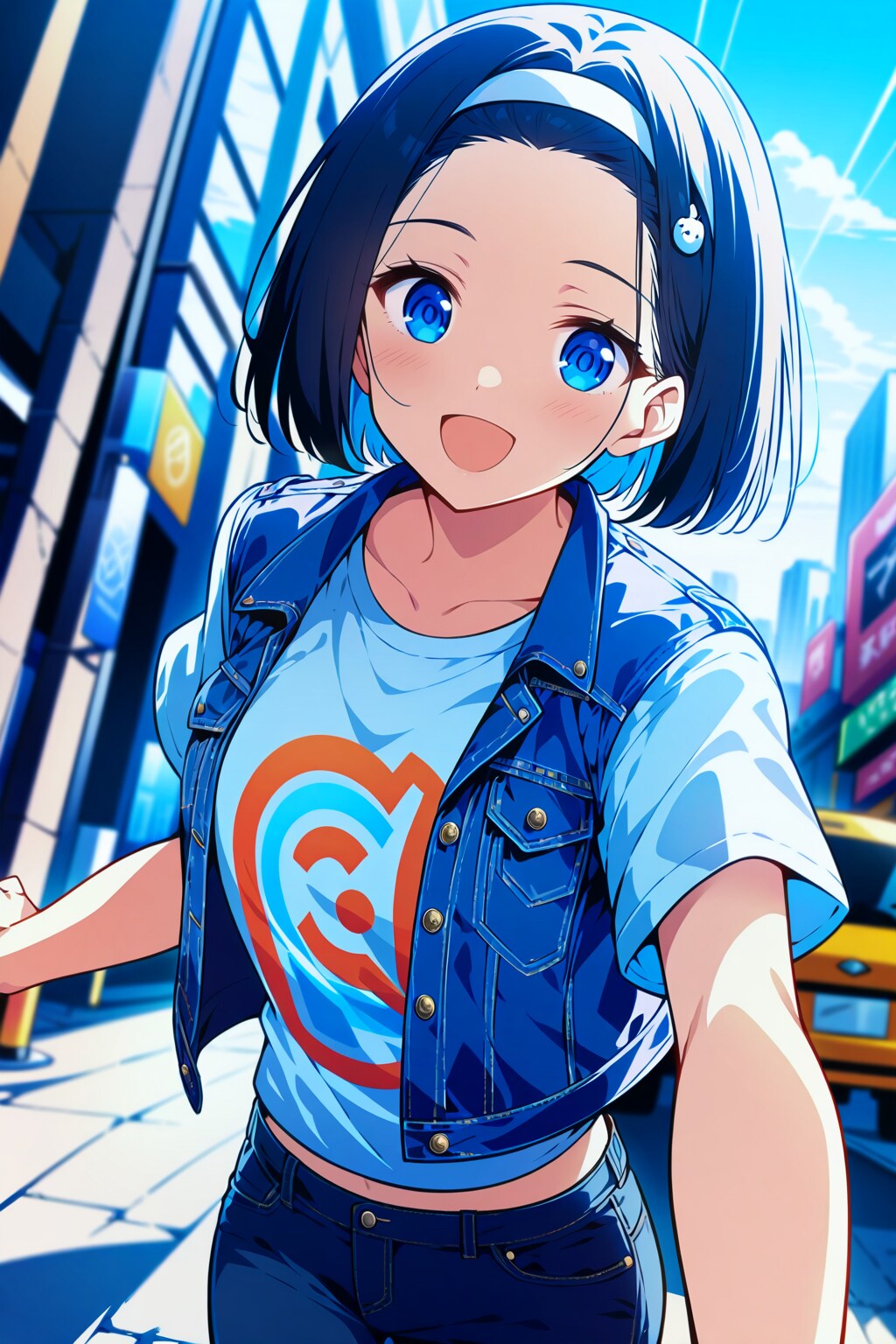 青髪の女の子　その３