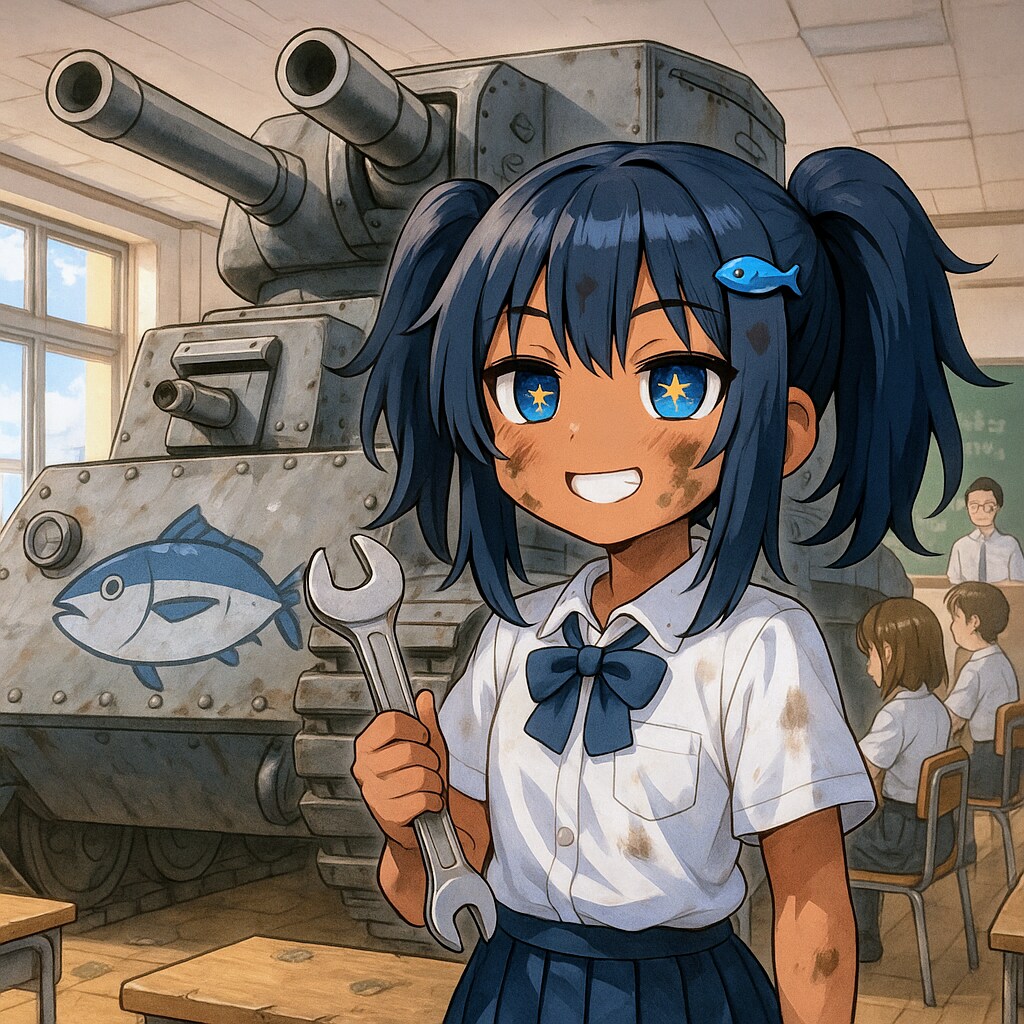 授業中の内職を楽しむこなつちゃん