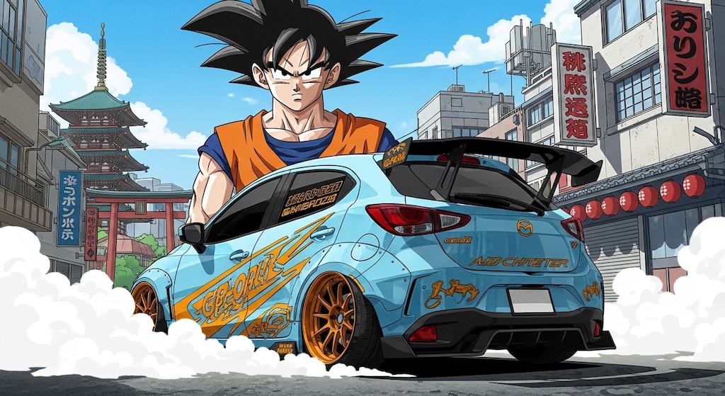 孫悟空とデミオ