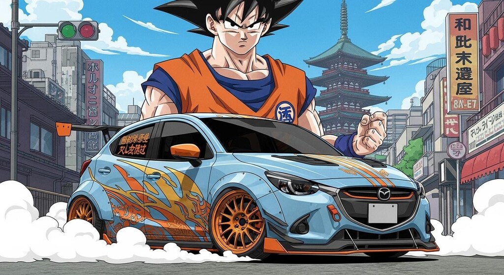 孫悟空とデミオ