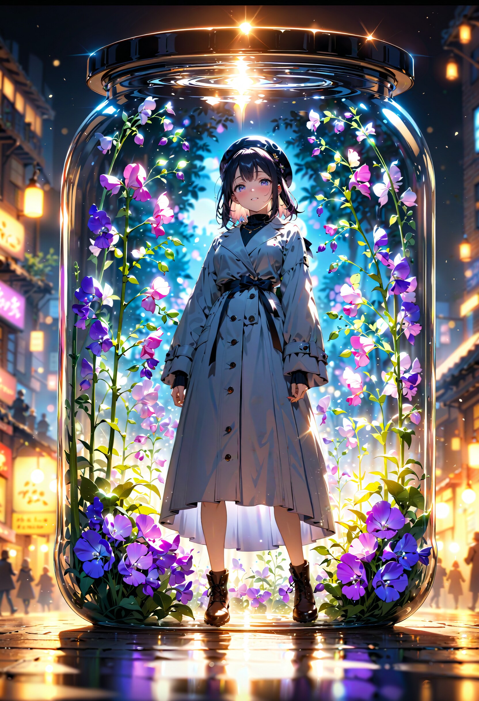 今日は何の日？　スイートピーの日　その２ | の人気AIイラスト・グラビア