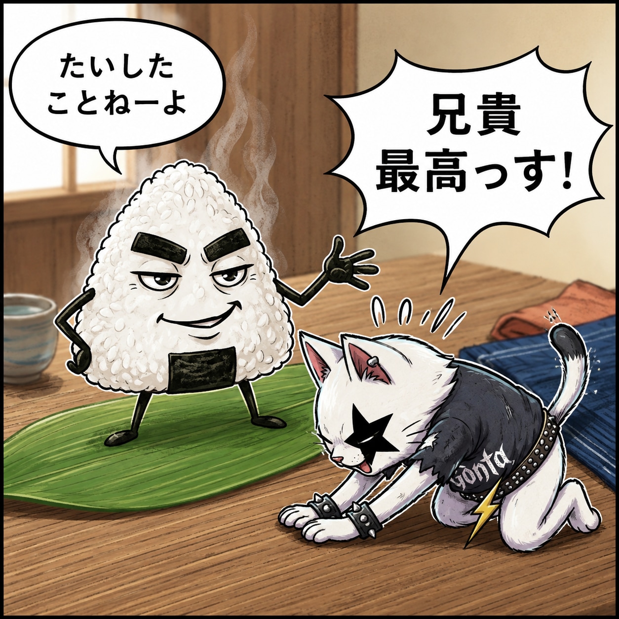にぎ兄貴×ごんた | の人気AIイラスト・グラビア