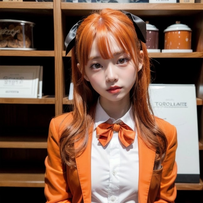 高級チョコレート店の看板娘