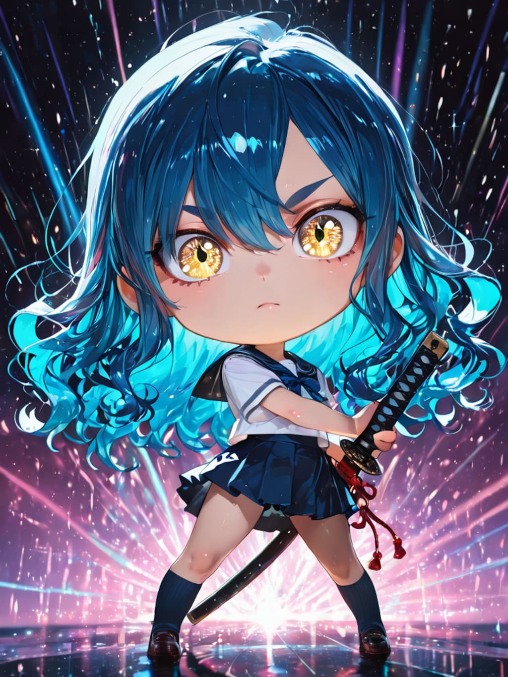ちびセーラー服サムライ