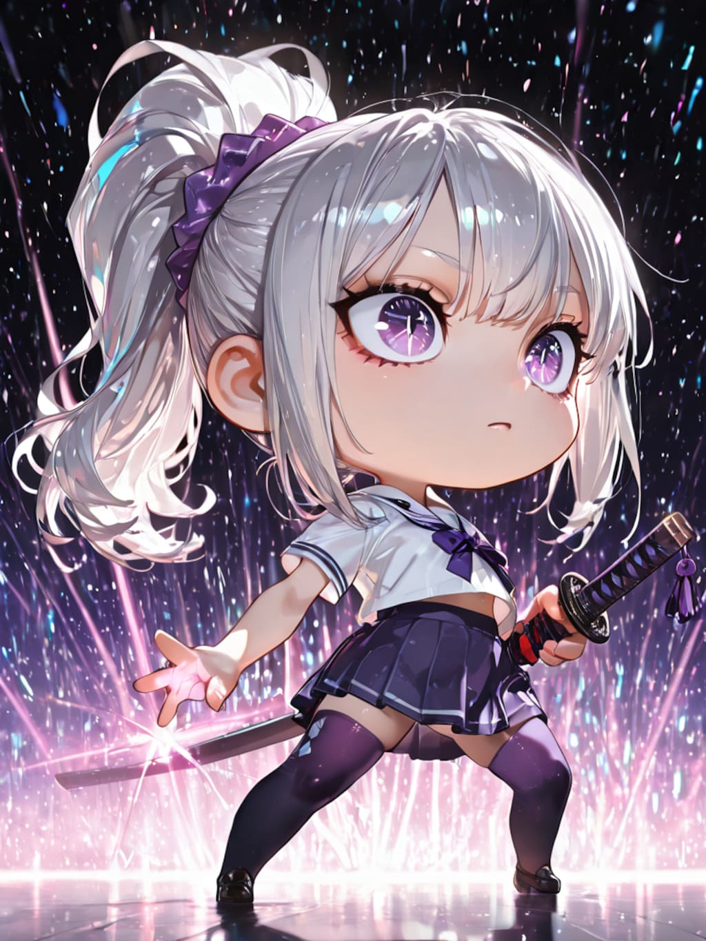 ちびセーラー服サムライ