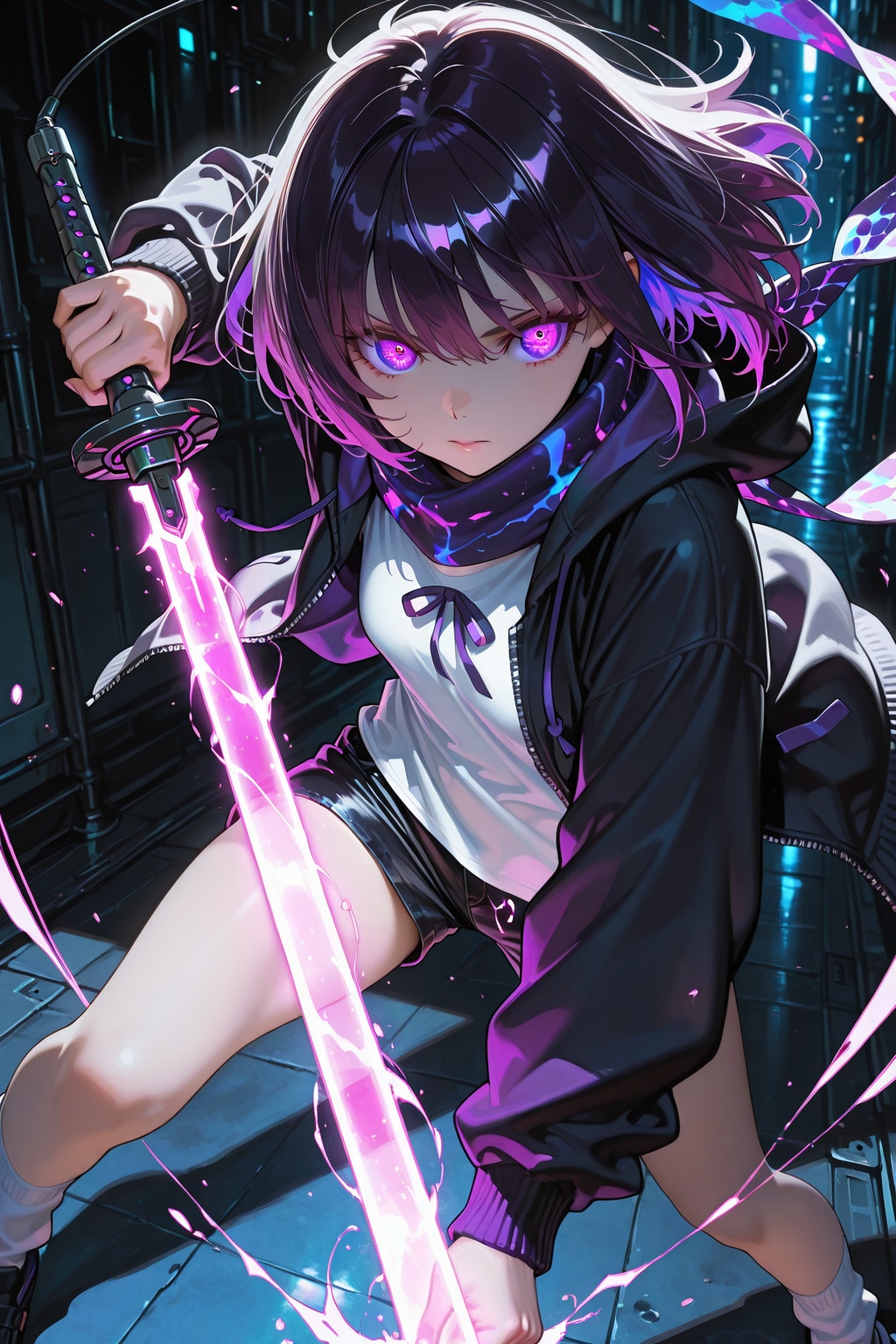 紫色が似合う女の子129