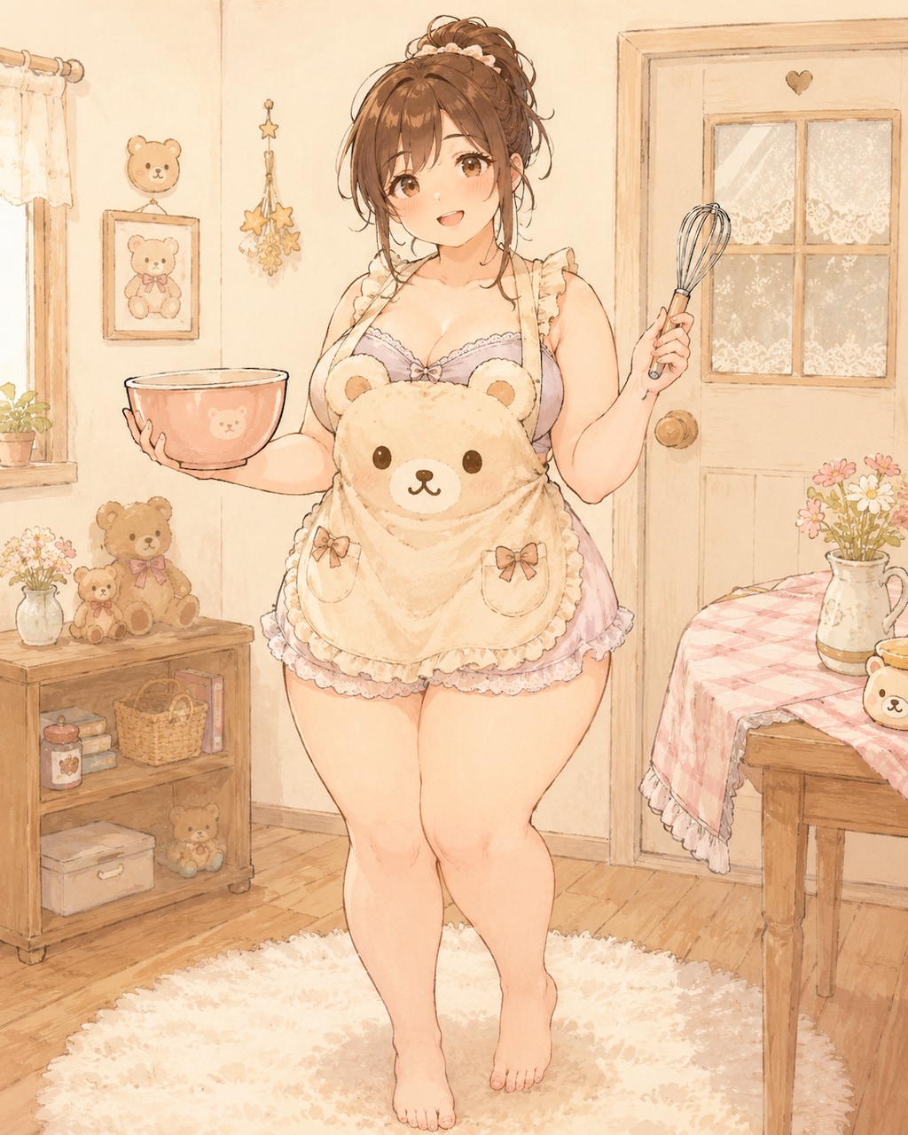くまさんエプロン