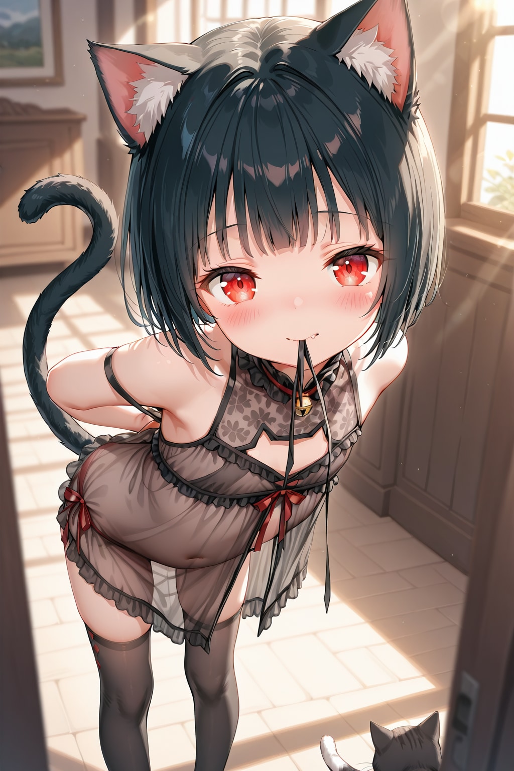 ネコミミネグリジェ