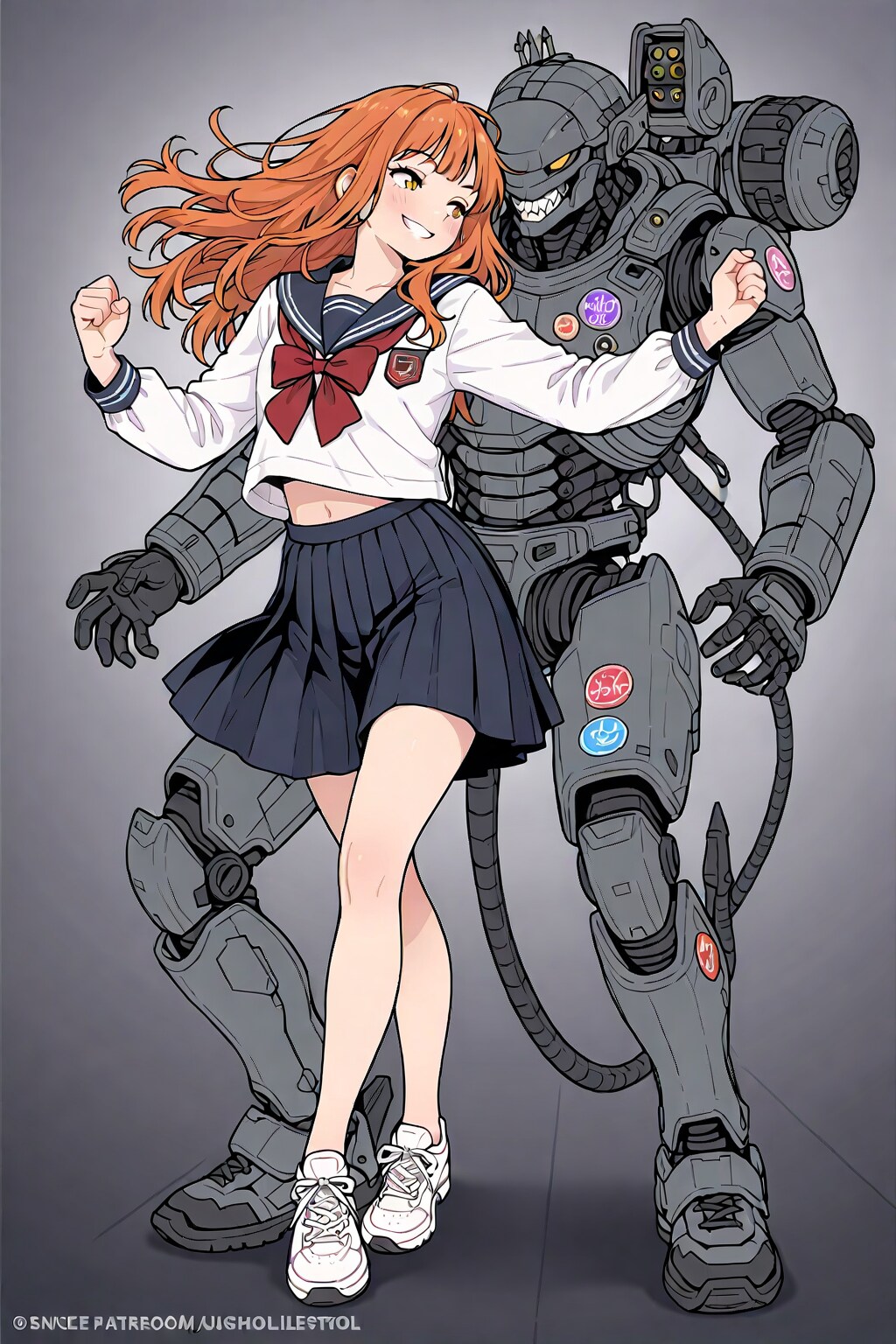 JKさんと謎のメカ-2