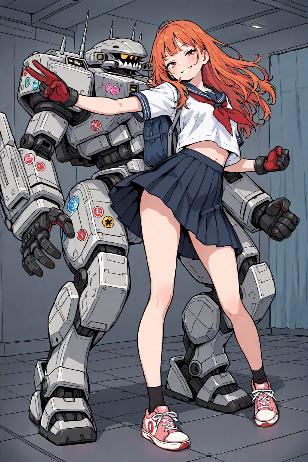 JKさんと謎のメカ-2