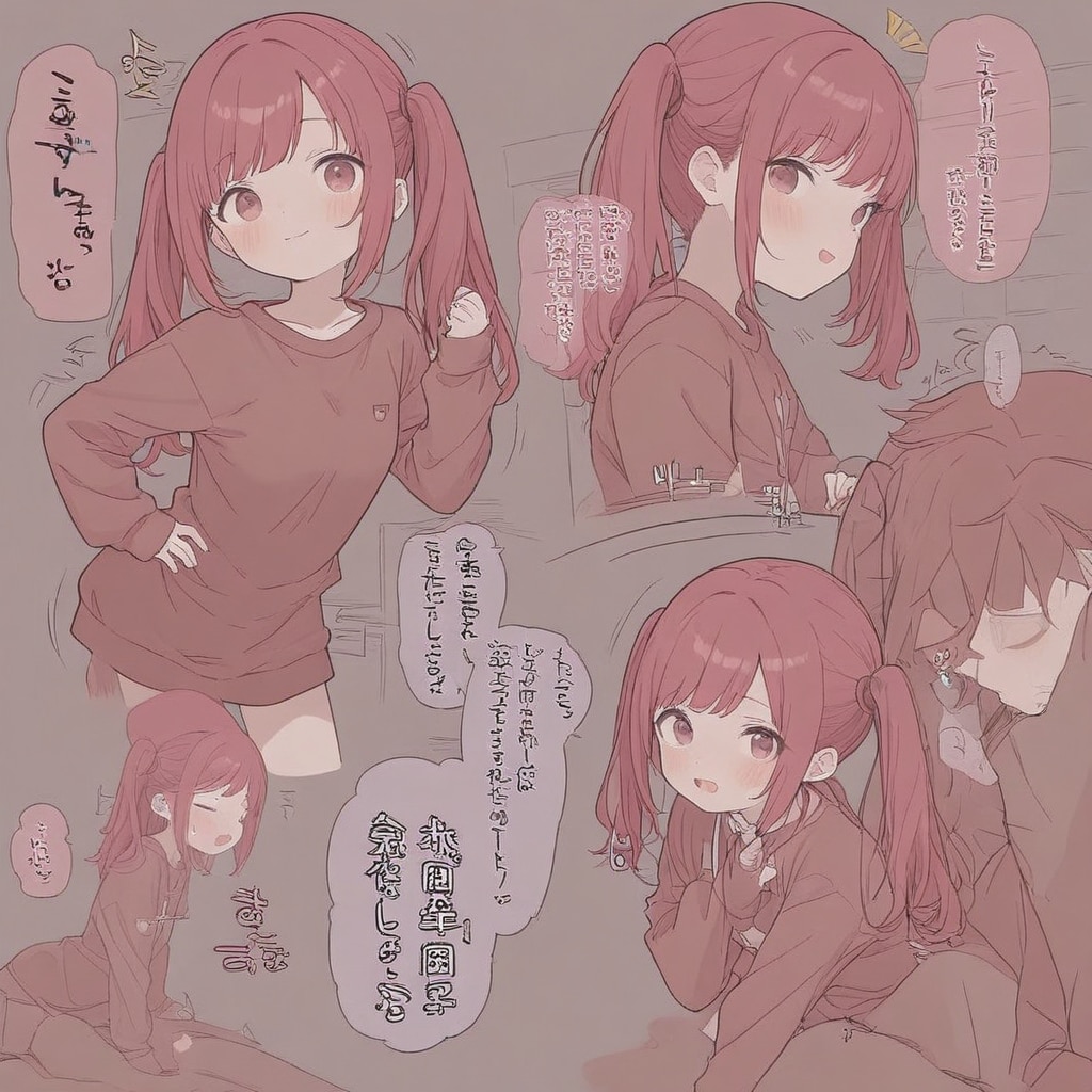 心理学のプロンプトを使用した1ページ漫画