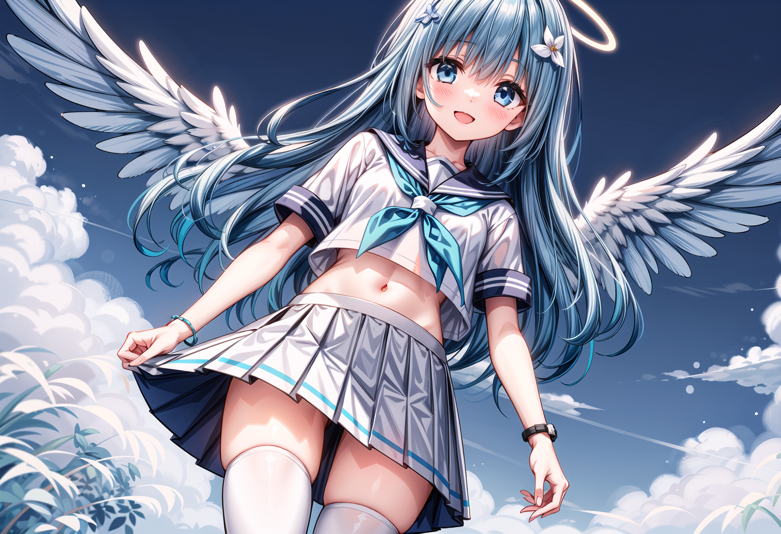 天使ちゃん・夏セーラー服