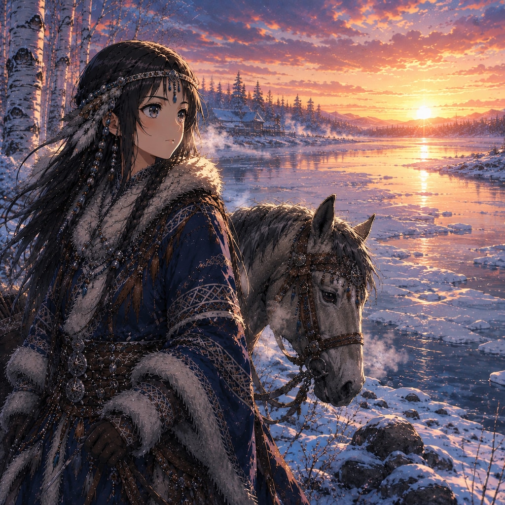 女真族の少女