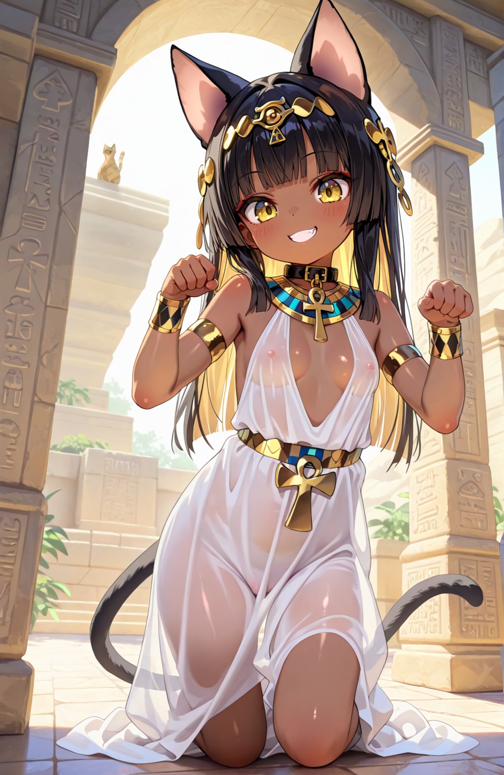 褐色埃及猫耳