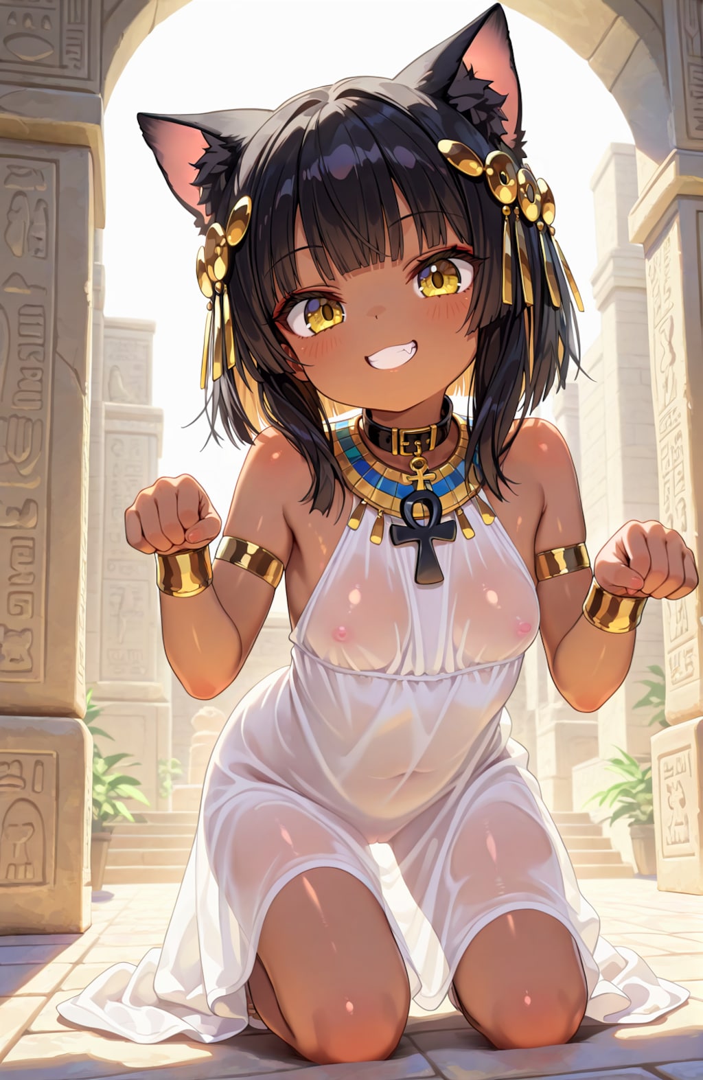 褐色埃及猫耳