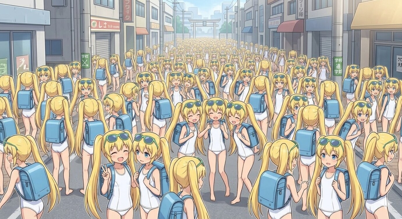 クローン達とレッツ学校