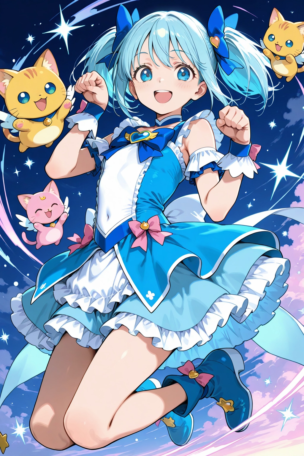 魔法少女にゃんとブルー