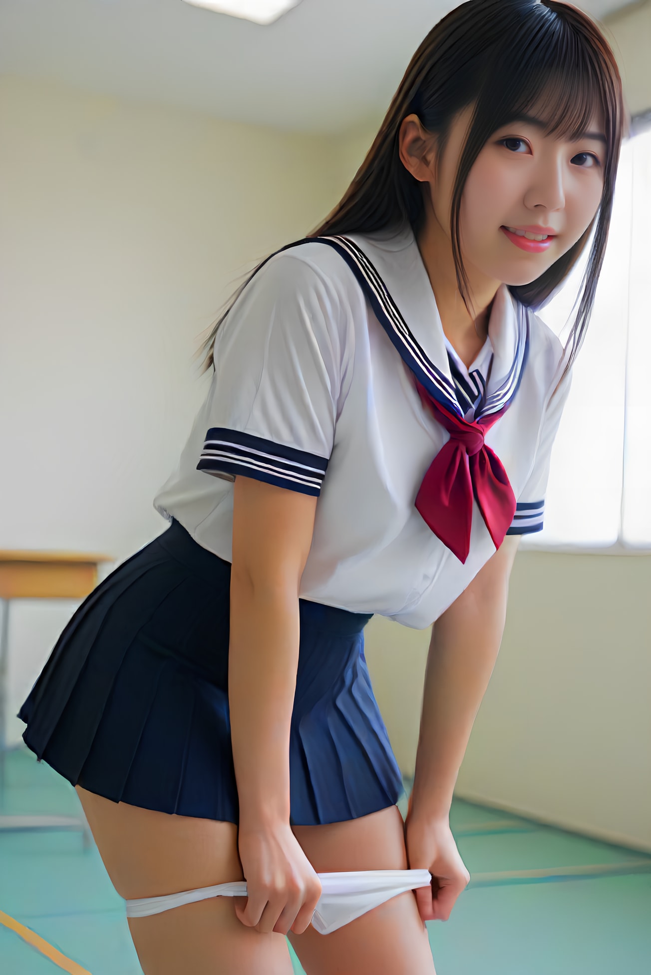 着替え中